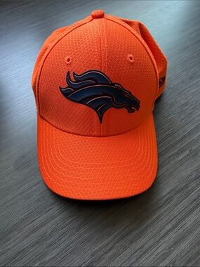 New Era Orange and Gray Youth NFL Cap